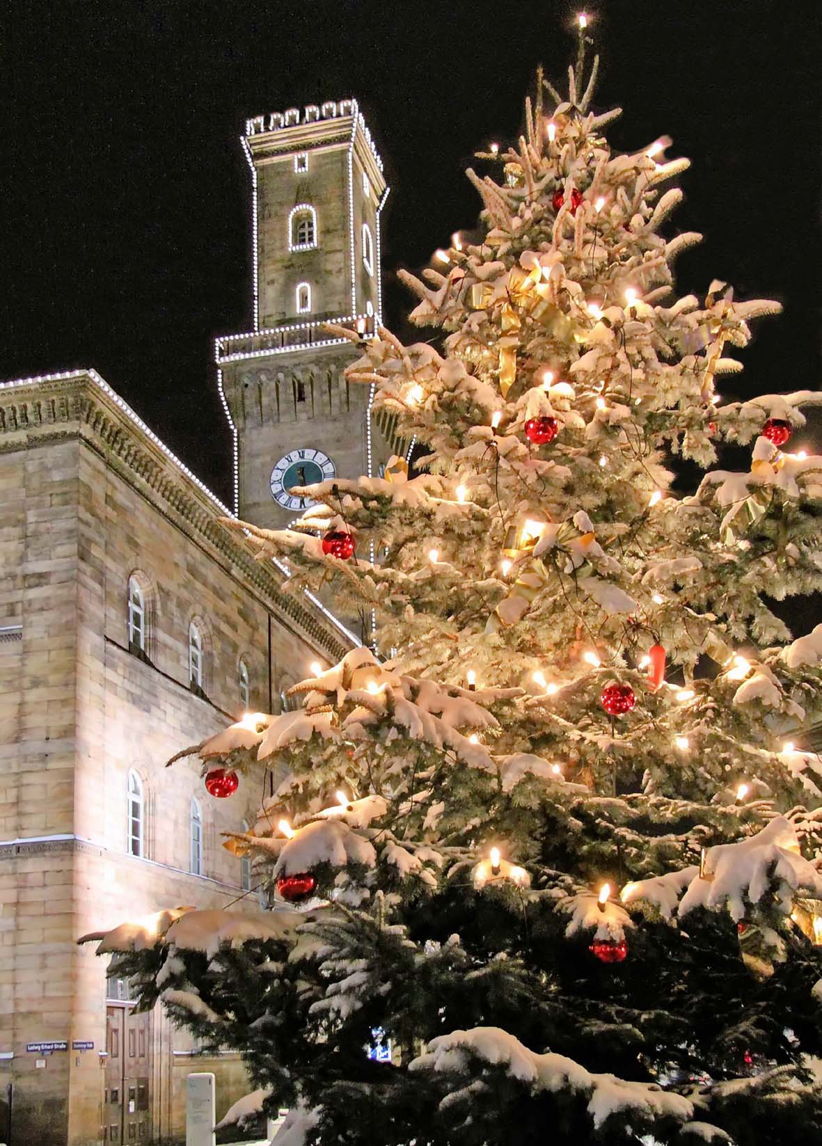 Rathaus Frth, Weihnachtskarte